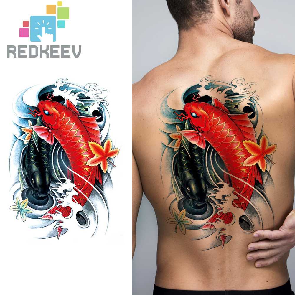 Hình Xăm Dán Tạm Thời Chống Thấm Nước Họa Tiết Động Vật Độc Đáo