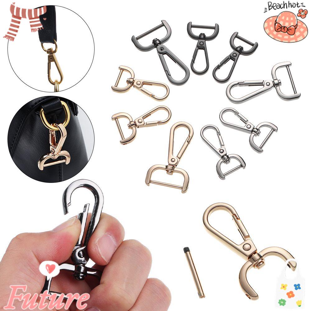 Móc Khóa Dây Da / Kim Loại Có Thể Tháo Rời Tiện Dụng DIY