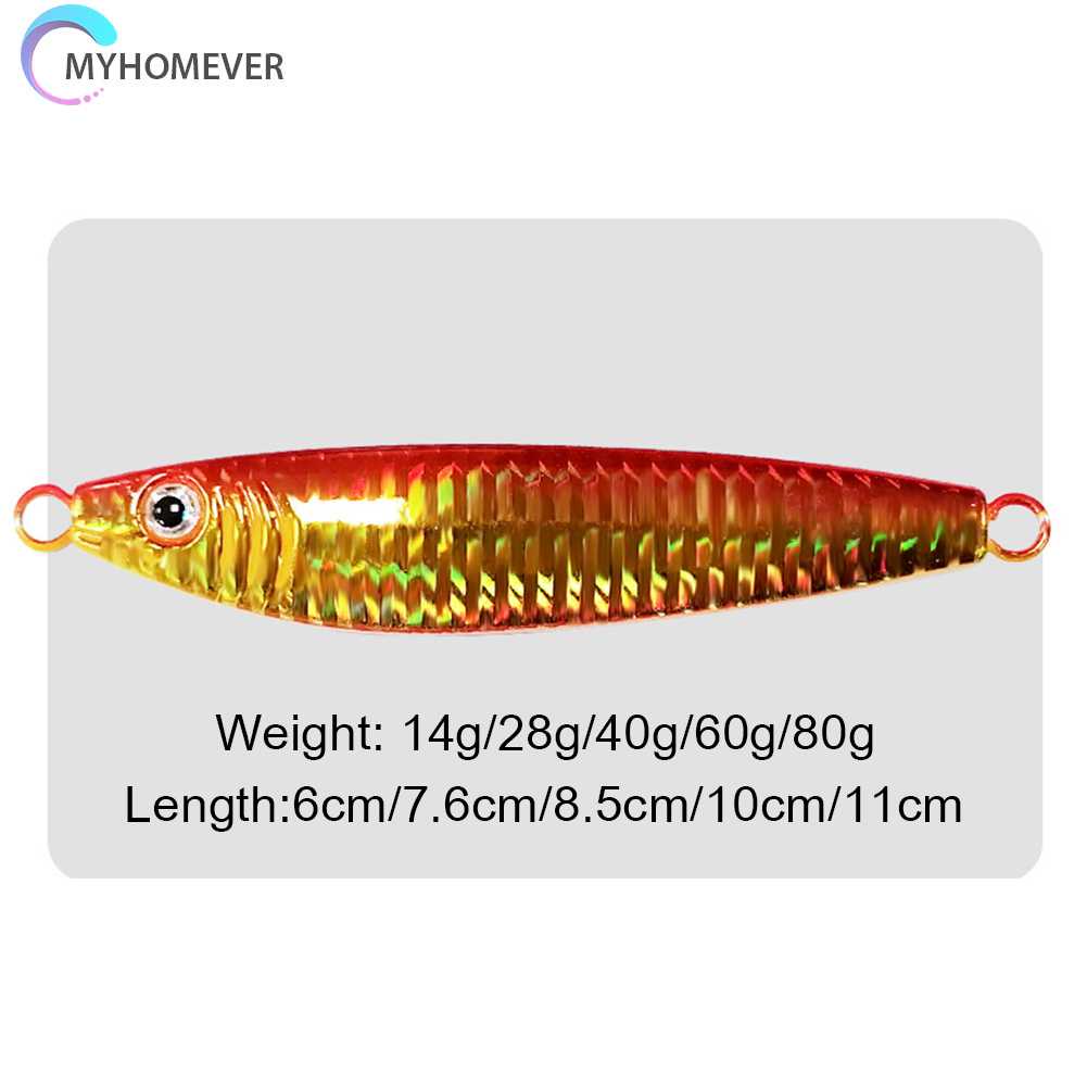 Mồi Câu Cá Phát Sáng Trọng Lượng 14g / 28g / 40g / 60g / 80g