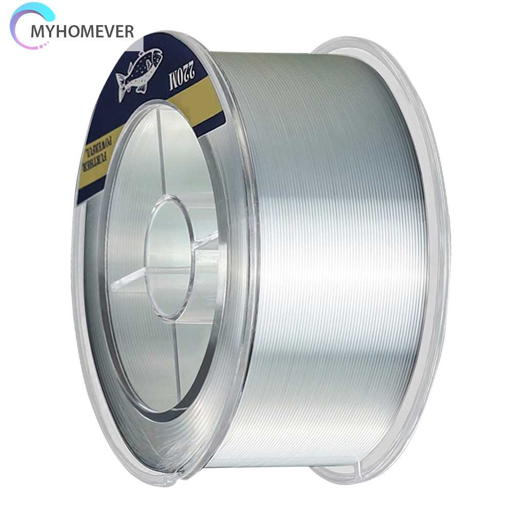 Cuộn Dây Câu Cá Trong Suốt Bằng Nilon Dài 220m
