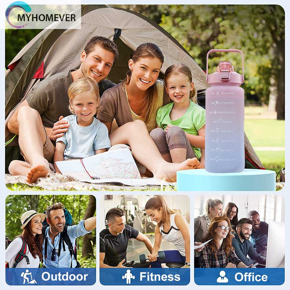 Set 3 Bình Nước Nhựa Có Thể Tái Sử Dụng