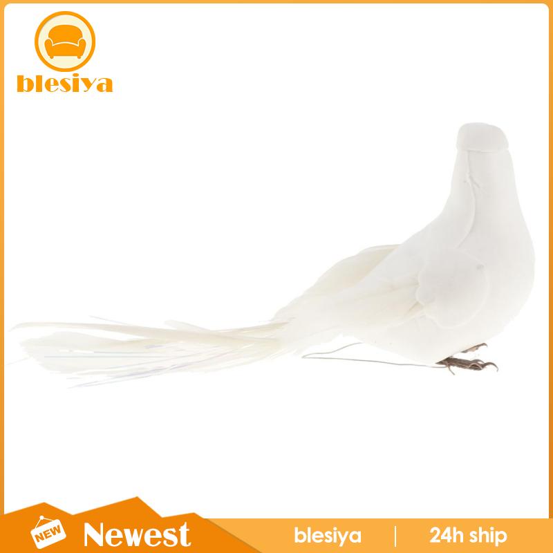 Set 2 Chú Chim Đuôi Dài Nhân Tạo Dùng Trang Trí