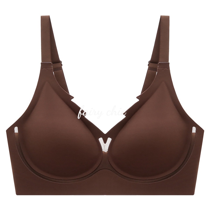Áo Lót Không Gọng Không Đường May Có Mút Đệm Nâng Ngực Thiết Kế Thoải Mái Quyến Rũ