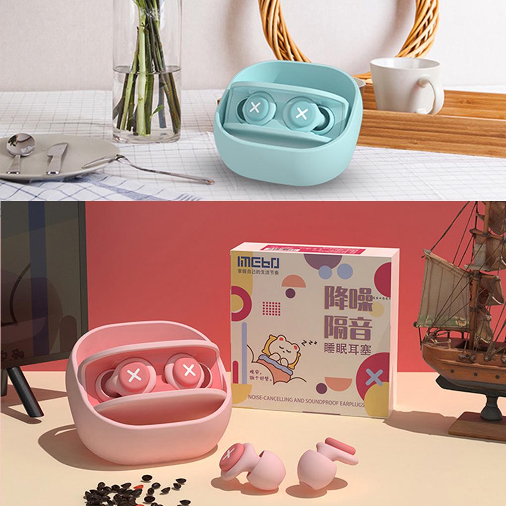 Nút Bịt Tai Ngủ 3 Lớp Bằng Silicone Cách Âm Chống Ngáy Chuyên Dụng