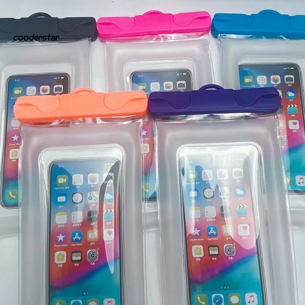 Túi Đựng Điện Thoại Bơm Hơi Chống Nước Trọng Lượng Nhẹ Dùng Khi Đi Bơi