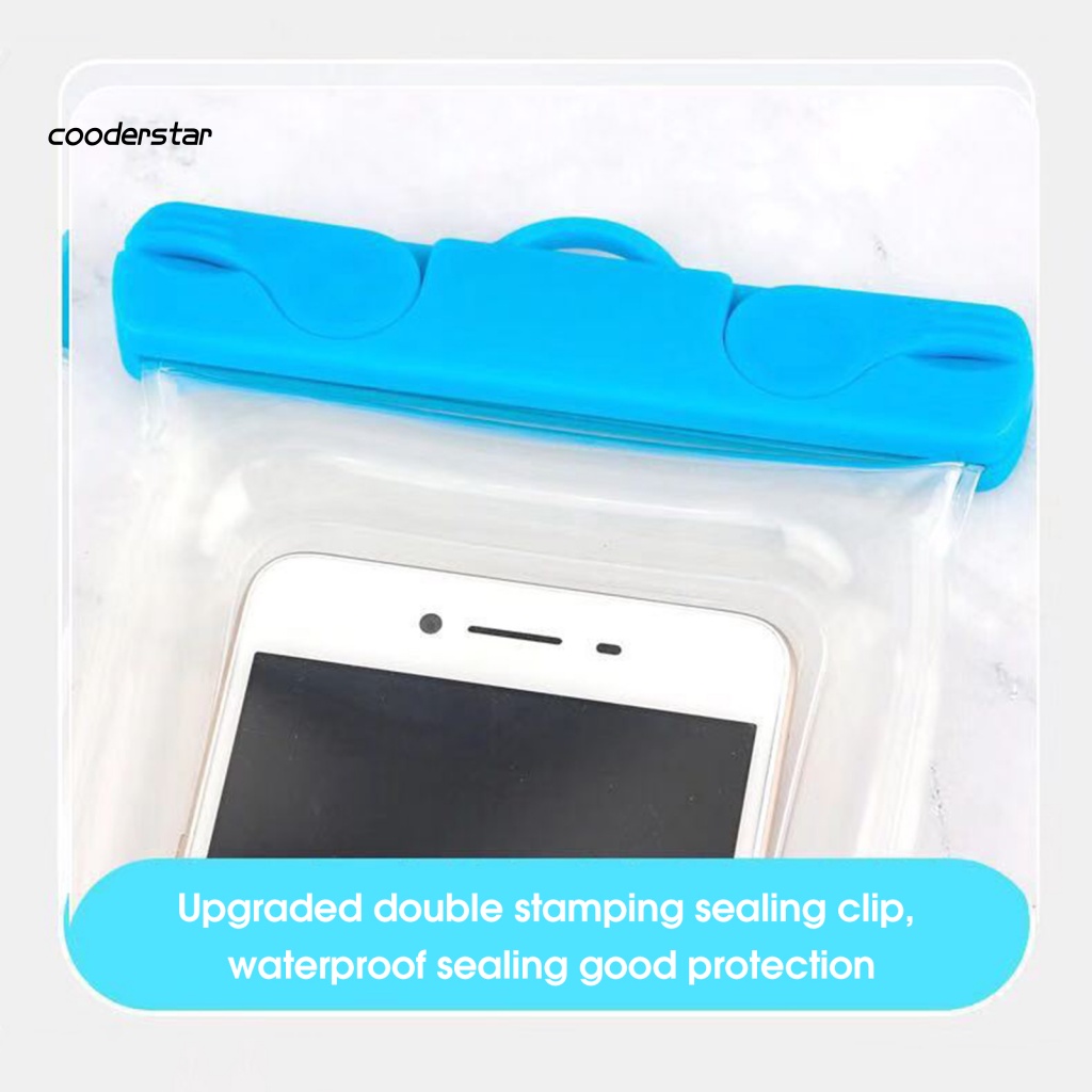 Túi Đựng Điện Thoại Bơm Hơi Chống Nước Trọng Lượng Nhẹ Dùng Khi Đi Bơi