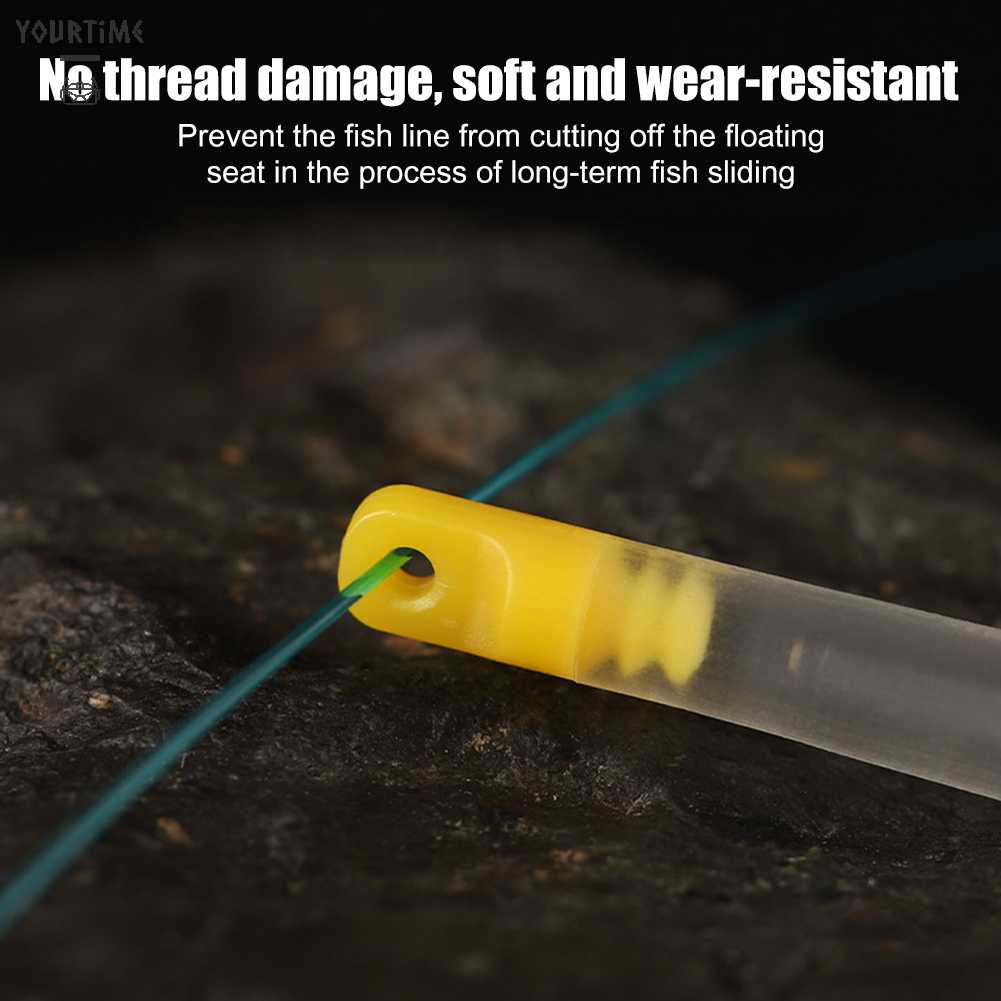 Set 20 Phao Câu Cá Bằng Silicone Có Thể Xoay Tiện Dụng