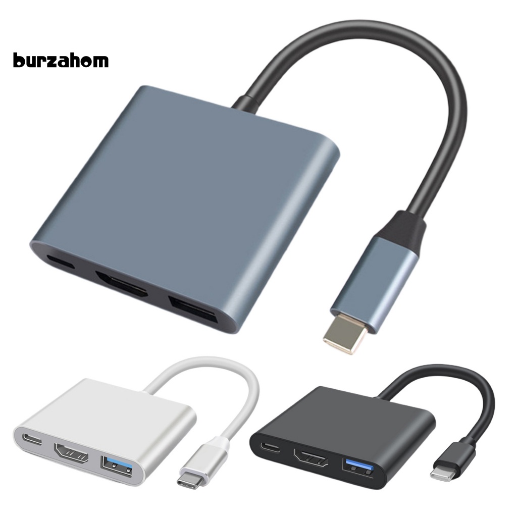 Bộ Chia Cổng USB 3.0 PD Sạc Nhanh 4K 1080P Đầu Ra USB-C Sang HDMI Cho Văn Phòng
