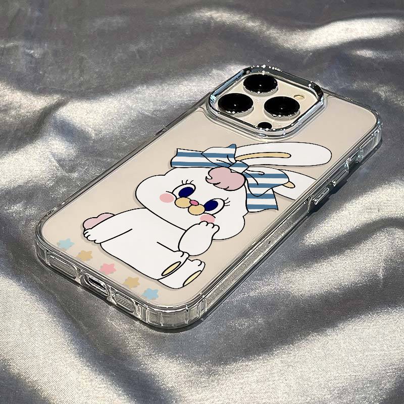 ✅Ốp Điện Thoại Mềm Đơn Giản Chống Sốc Cho Iphone1 13 7plus 14proins max / Bunny 11 8 6AYN