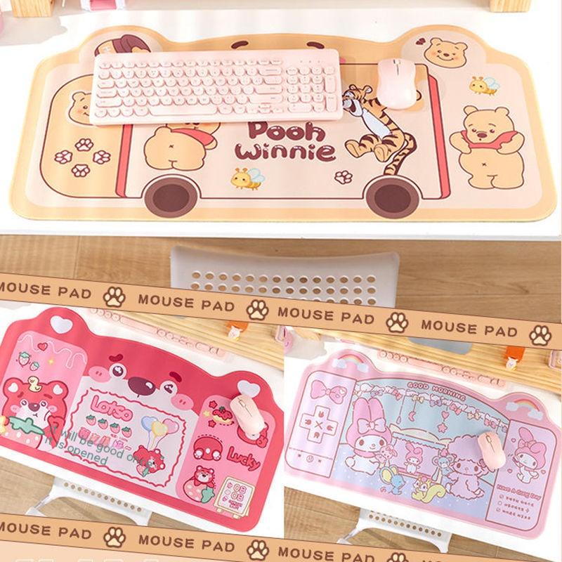 Tấm Lót Chuột Và Bàn Phím Máy Tính In Hình Cô Gái Dễ Thương