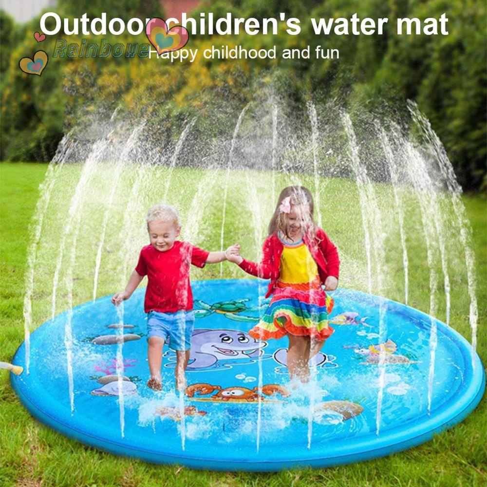 Thảm Phun Nước Hình Tròn Nhiều Màu Sắc Kích Thước 100 / 170CM