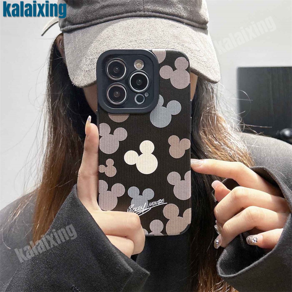 Ốp Điện Thoại Mềm In Hình Chuột Mickey Cho iPhone 11 12 13 14 Pro Max 14 Plus Xs Max X XR 7 8 Plus