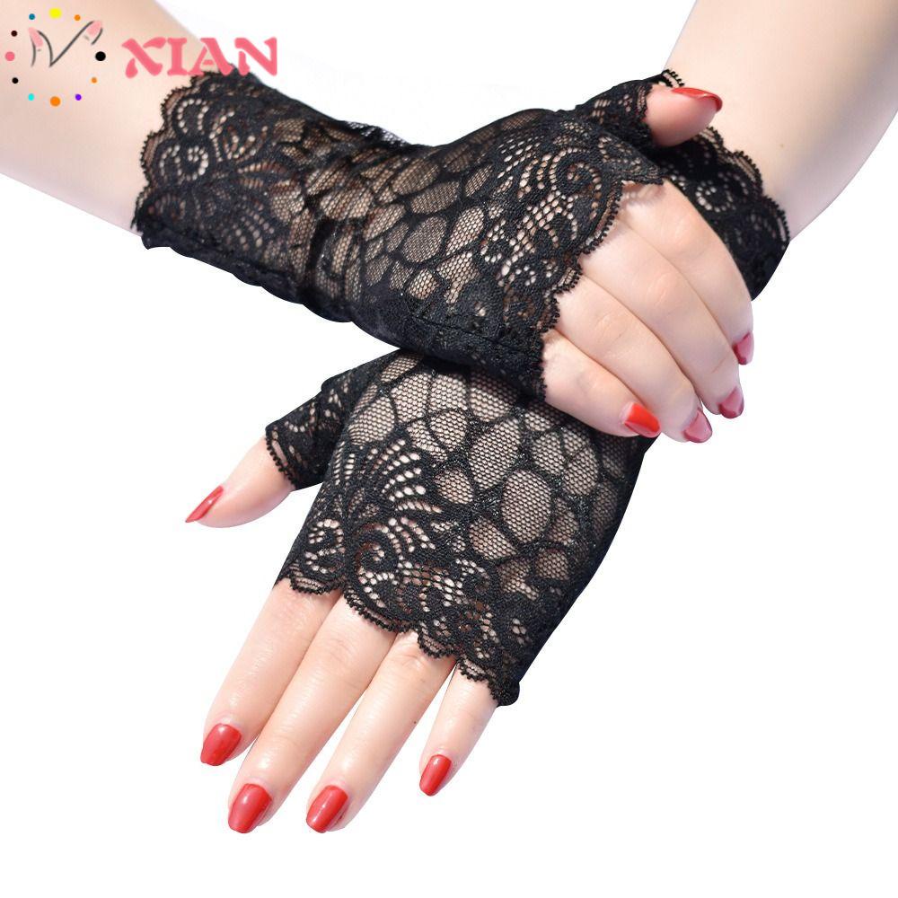 Găng Tay Lưới Ngắn Chống Nắng Dùng Để Nhảy Múa