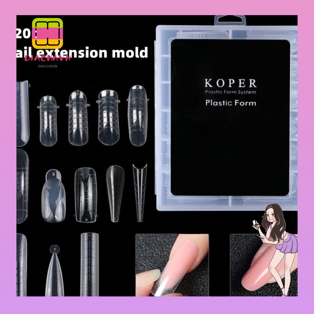 Bộ Móng Tay Giả Trong Suốt Dùng Để Xây Dựng UV