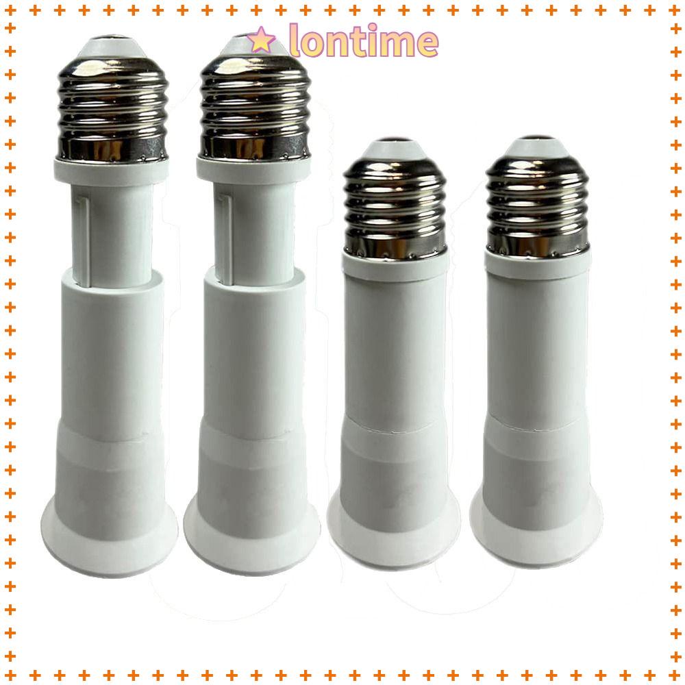 Bộ 4 Giá Đỡ Bóng Đèn E27 Sang E27 3.1-4.1in / 8-11cm Mở Rộng Linh Hoạt Cho Phòng Khách