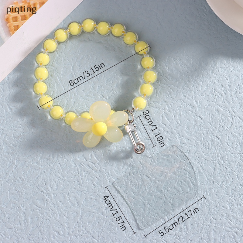 Piqt Ốp Điện Thoại Màu Macaron Có Dây Đeo Cổ Tay Và Móc Khóa Ngắn Chống Thất Lạc Dễ Thương Cho Nữ EN