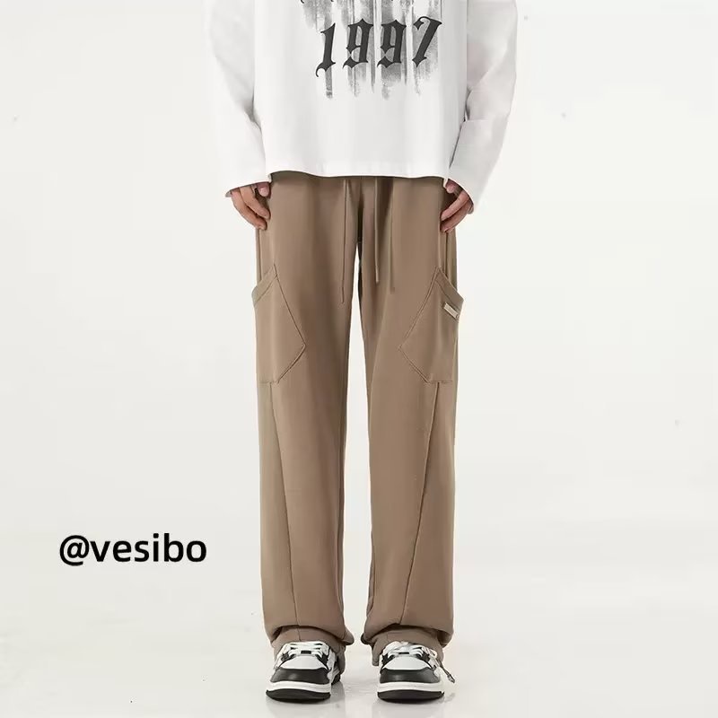 Quần Dài Dáng Rộng Lưng Cao Co Giãn Tốt Thời Trang Mùa Hè Cho Nam