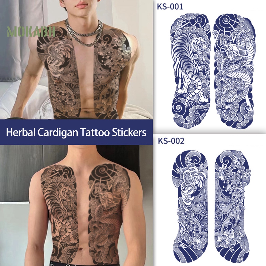 Miếng Dán Hình Xăm Chiết Xuất Thảo Dược Chống Nước Lâu Trôi Không Gây Kích Ứng Nhanh Chóng Cho Unisex