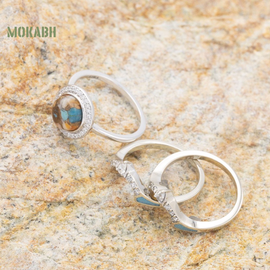 3 Nhẫn Đeo Họa Tiết Hình Học Theo Phong Cách Bohemian Dùng Cho Nữ