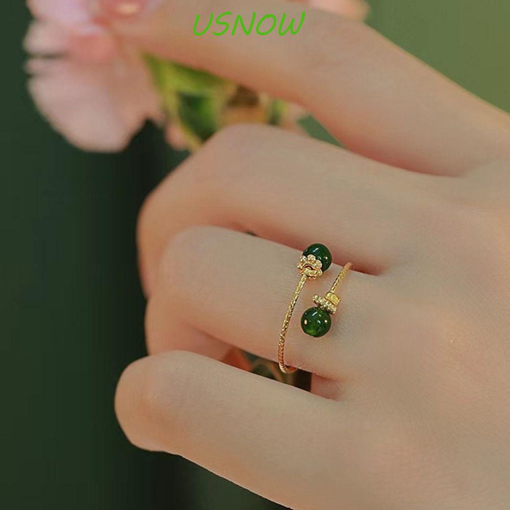 Nhẫn Hở Bằng Đồng Thiết Kế Tinh Xảo Độc Đáo Cổ Điển Cho Nữ