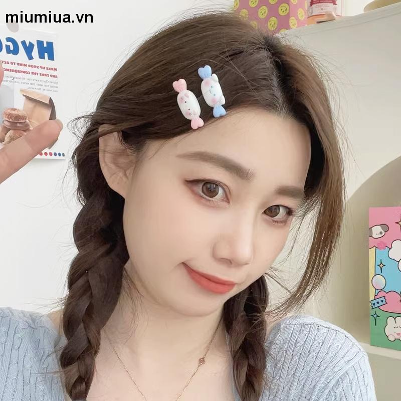 Miumiua🔮SANRIO Kẹp Tóc mini Họa Tiết Hoạt Hình Phong Cách Nhật Bản Dễ Thương Cho Bé Gái