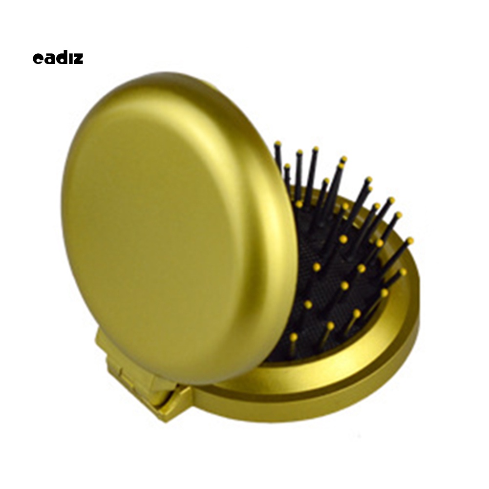 Lược Chải Tóc Mát Xa Da Đầu Thiết Kế Nhỏ Gọn Tích Hợp Gương Tiện Dụng