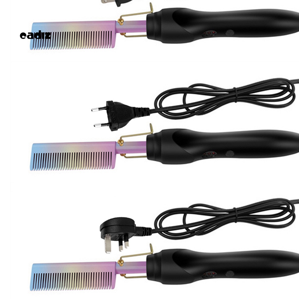 Lược Điện Chải Thẳng Tóc Đa Năng Bằng Hợp Kim Dễ Sử Dụng Cho Nữ