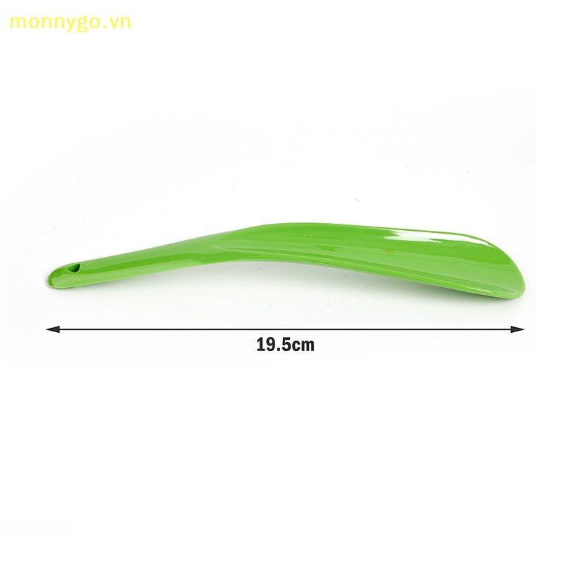 Monnygo 1 cái nhựa nhẹ giày lười giày trợ giúp tay cầm dài giày nâng giày shoehorn vn