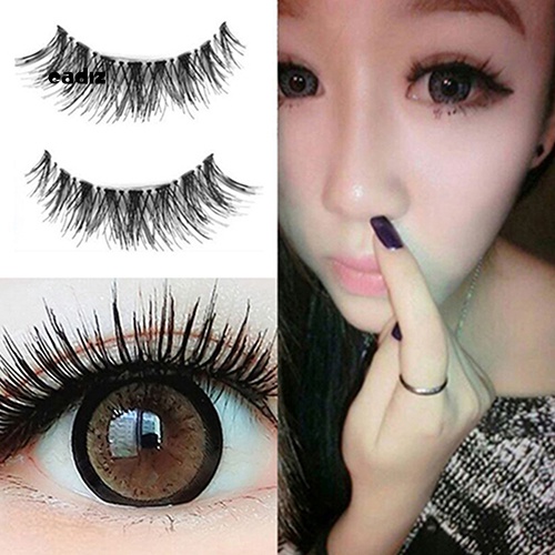Bộ 5 Cặp Lông Mi Giả Màu Đen Dài Và Dày Tự Nhiên