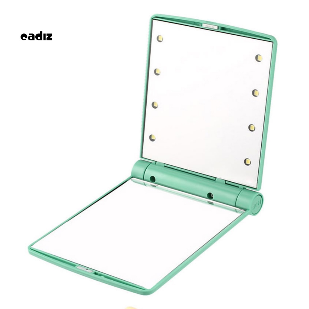 Gương Trang Điểm Để Bàn Gắn 8 Đèn Led Có Thể Điều Chỉnh Độ Sáng