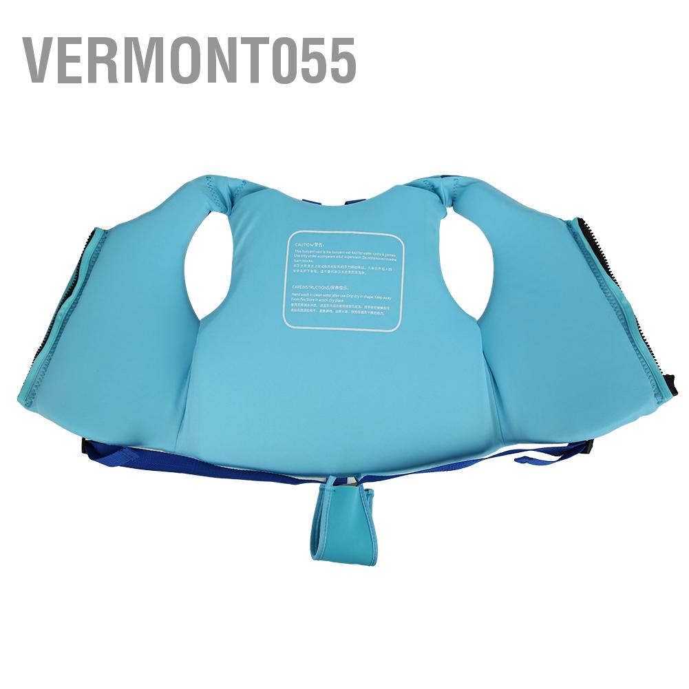 Vermont055 Neoprene Màu Xanh Vàng Trẻ Em Mùa Hè Áo Phao Vây Độ Nổi An Toàn cho Bơi Trôi