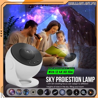 Star Projector 12 In 1 Galaxy Night Light Projector 360° Rotate Planetarium Starry Sky Nightlights For Bedroom Home Projector Gifts Led Starry Night Lamp Led Star Projector bri