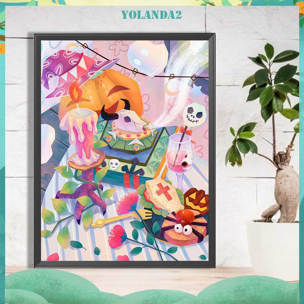 Tranh Đính Đá Kim Cương Toàn Bộ 5D DIY Hình Vẽ Trừu Tượng Trang Trí Nhà Cửa