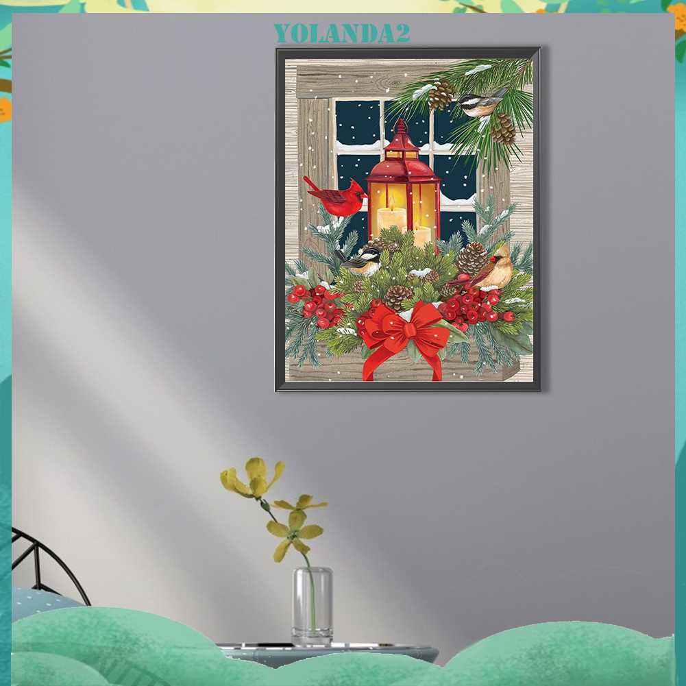 Tranh Đính Đá Kim Cương Toàn Bộ 5D DIY Hình Chim Sẻ