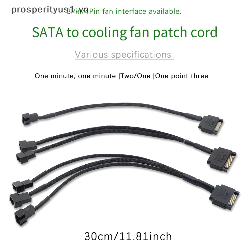 Cáp Chia Nguồn SATA 3 Chấu 4 Pin 4 Pin Chuyên Dụng Chất Lượng Cao