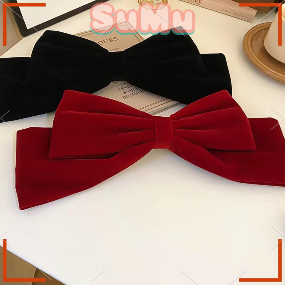 1 Kẹp Tóc Nơ Nhỏ Bằng Nhung Chất Lượng Cao Mới