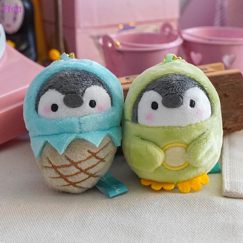 {Ffsd} Móc Khóa Xe Hơi Hình Chim Cánh Cụt Nhồi Bông Mềm Mại Đáng Yêu Sáng Tạo Thích Hợp Làm Quà Tặng Cho Bạn Gái * Bán Chạy