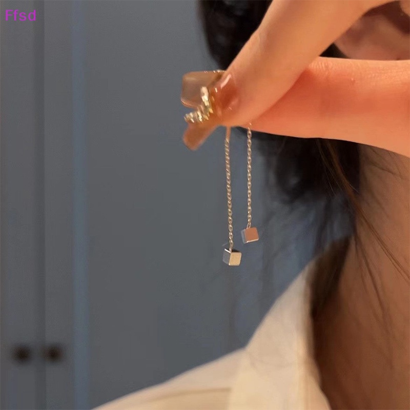 1 Đôi Bông Tai Dáng Dài Hình Giọt Nước Thời Trang Cho Nữ