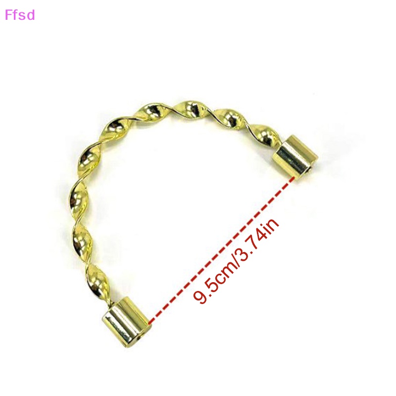 1 Tay Cầm Túi Xách Hình Xoắn Ốc Bằng Kim Loại DIY