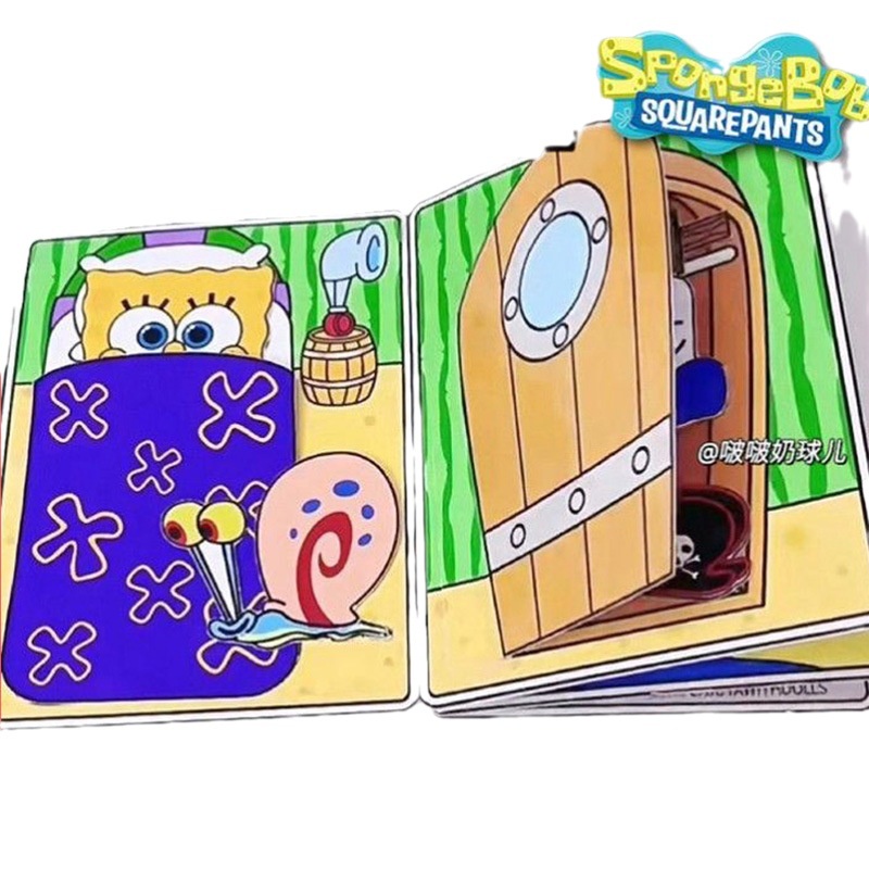 Sách Đồ Chơi Búp Bê Thủ Công Dành Cho TrẻTranh Cắt dán ”Shop quần áo Online” Cô Tiên XanhBộ tranh Ngôi nhà của Gia Đình Tèo Sách Đồ Chơi Búp Bê Doudou Mặc Đầm Có Nhạc DIY Cô Tiên Xanh đồ chơi Đồ Thủ Công Không Cần Chạm Khắc Axit Lactic Acid Sách Đồ Chơi