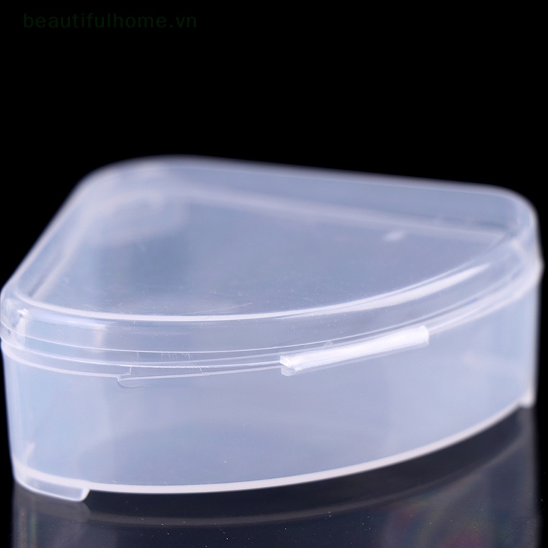 Túi Đựng Mút Trang Điểm Trong Suốt Hình Tam Giác Tiện Dụng