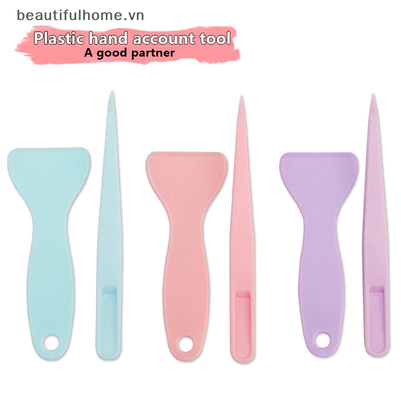 1 Bộ Nhíp Bằng Nhựa Dễ Thương Dùng Trang Trí Sổ Tay DIY