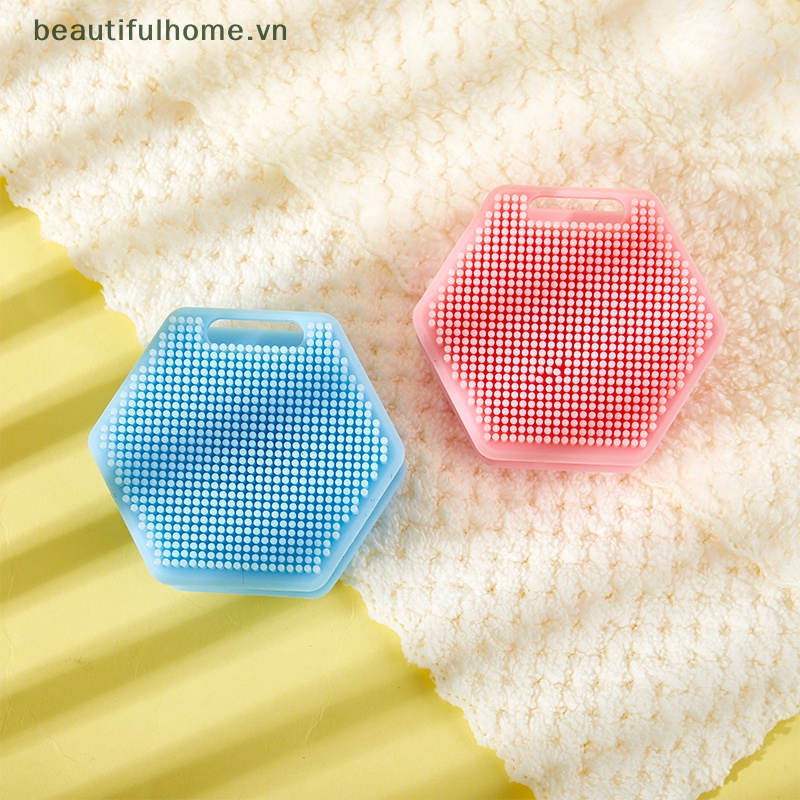 Bàn Chải Silicone Rửa Mặt Mát Xa Tiện Dụng