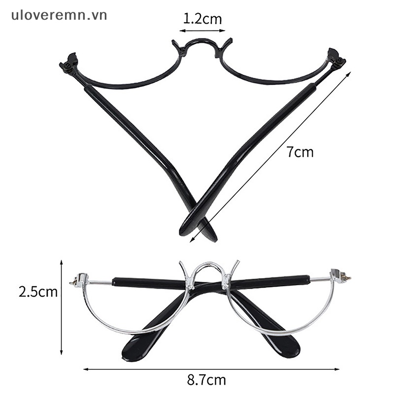 Kính Mát Tròn Không Gọng 8CM 18 Inches Dành Cho Búp Bê