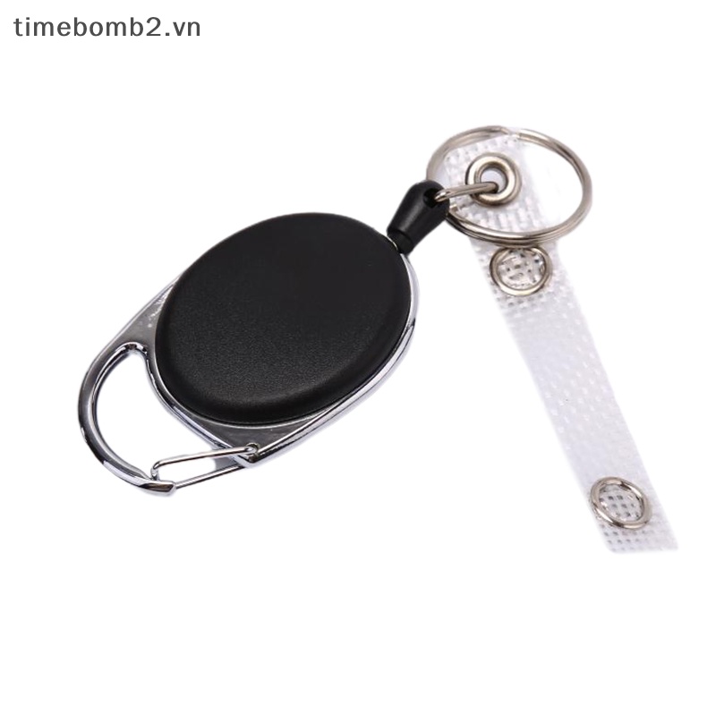 1 Dây Móc Chìa Khóa Bằng Thép Dài 60cm Có Thể Thu Gọn Tiện Dụng