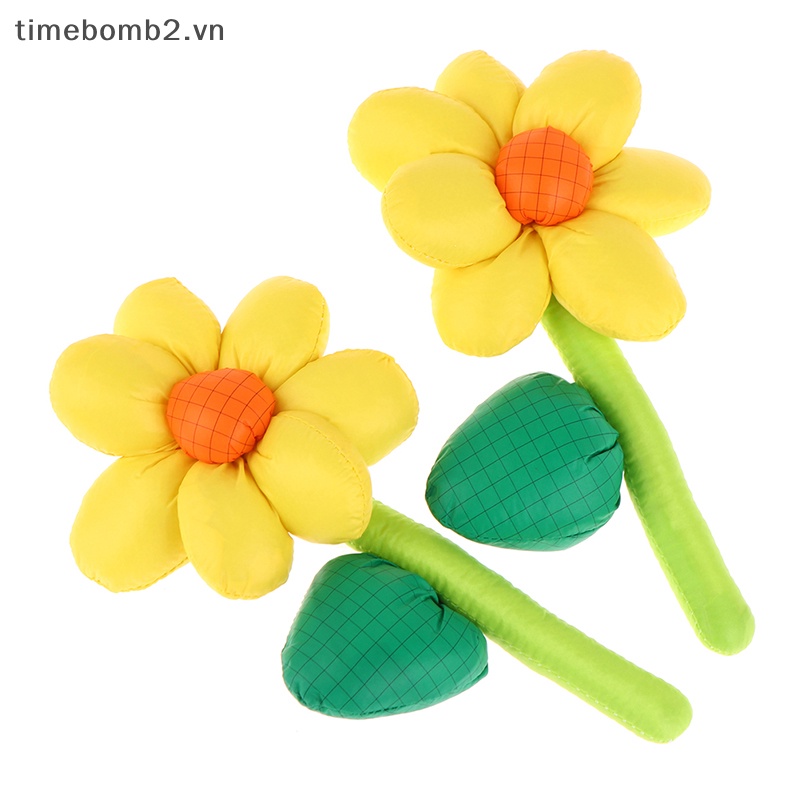 {Timebomb} Phụ Kiện Cổ Áo Sơ Mi Nữ Hình Hoa Hướng Dương Vải Thời Trang Thanh Lịch Làm Quà Tặng