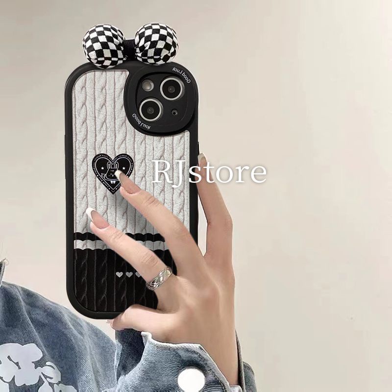 Ốp Điện Thoại Silicon In Hình Thỏ Đáng Yêu Cho IPhone 14promax 13 12 11 Promax Xs Xr7 8plus