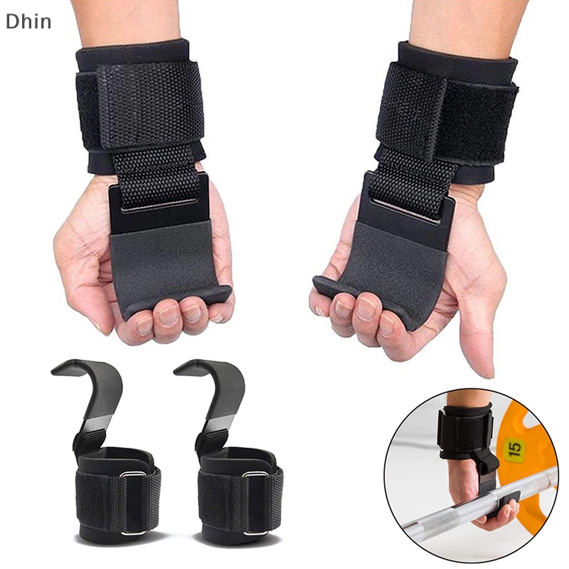 [Dhin] Lifg Móc Quấn Cổ Tay Kèm Dây Đeo Hỗ Trợ Luyện Tập Thể Hình