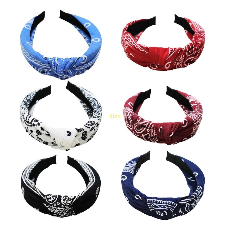 Set 6 Băng Đô Họa Tiết Hoa Phong Cách Boho Cổ Điển Dành Cho Nữ