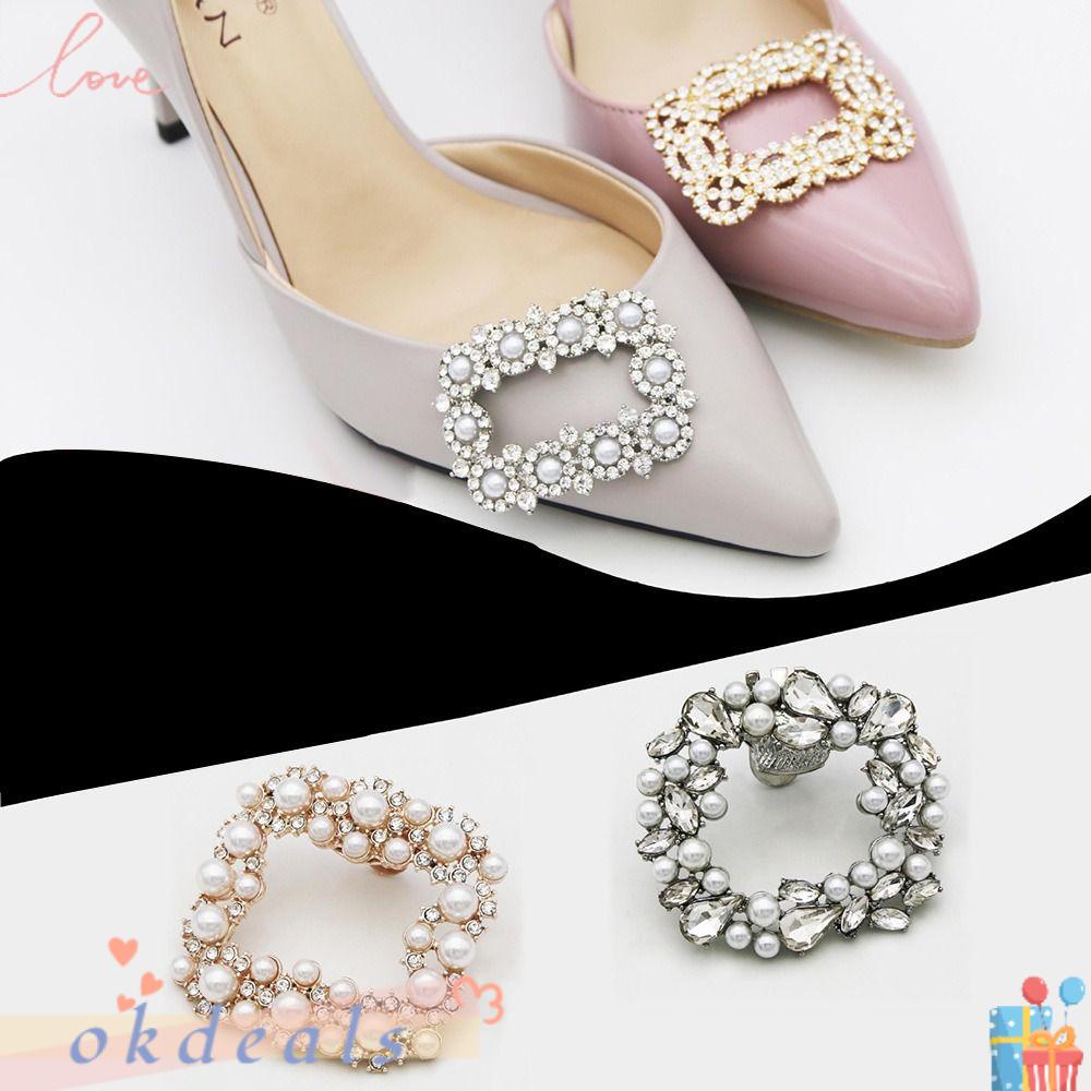 Kẹp Khóa Giày Cao Gót Thời Trang Cho Cô Dâu